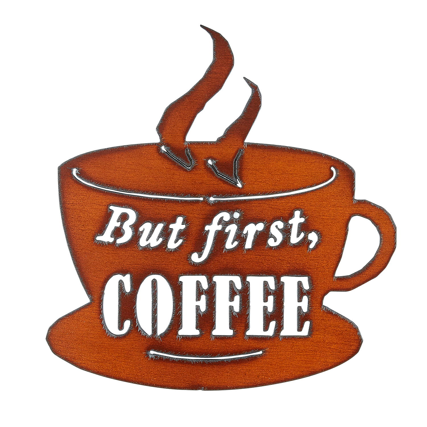 Coffee Cup/But first, Coffee Image Welcome Sign - Click Image to Close